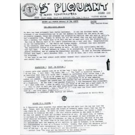 S'Piquant October 1988