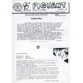 S'Piquant November 1988