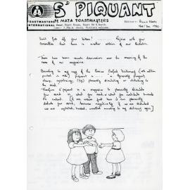 S'Piquant November/December 1990