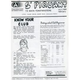 S'Piquant February 1991