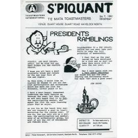 S'Piquant December 1991