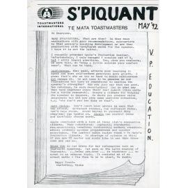 S'Piquant May 1992