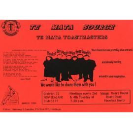 Te Mata Source March 1994