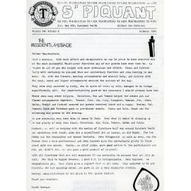 S'Piquant October 1984