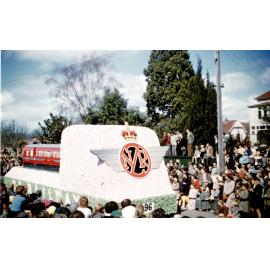 New Zealand Railways Float - Hastings Blossom Festival Parade 1956