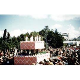Griffiths Footwear Float - Hastings Blossom Festival Parade 1956