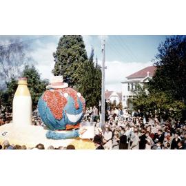 Hastings Milk Treatment Station Float - Hastings Blossom Festival Parade 1956