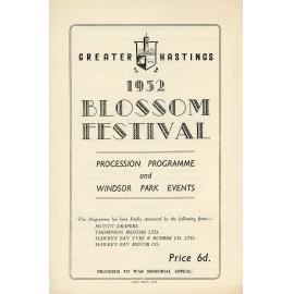 Hastings Blossom Festival Parade 1952