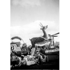 Pakowhai School Float - Hastings Blossom Festival Parade 1956