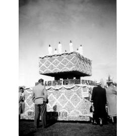 Griffiths Footwear Float - Hastings Blossom Festival Parade 1956