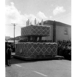 Griffiths Footwear Float - Hastings Blossom Festival Parade 1956