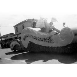 Napier City Council Float - Hastings Blossom Festival Parade 1956
