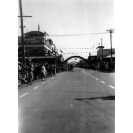 Heretaunga Street - Hastings Blossom Festival Parade 1956
