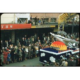 Baldwin and Swanwick Float - Hastings Blossom Festival Parade 1956