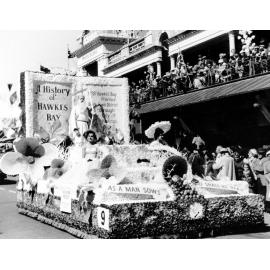 History of Hawke's Bay Float - Hastings Blossom Festival 1959