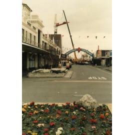 Crane in Heretaunga Street