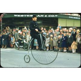 Penny Farthing -  Transport Through the Ages Parade 1956
