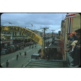 Heretaunga Street - Hastings Blossom Festival 1956