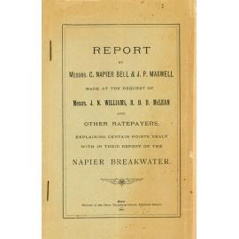 Report on Napier Breakwater