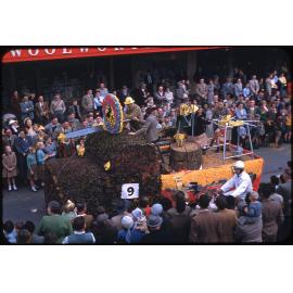 Woodcutting Float - Hastings Blossom Festival Parade 1955