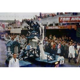 Willow Pattern Float - Blossom Festival Parade 1958