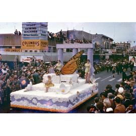Heralds of Spring Float - Blossom Festival Parade 1958