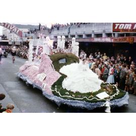 Westerman's Float - Blossom Festival Parade 1958