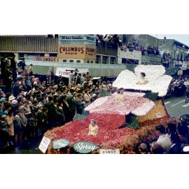 Thodey's Orchard Float - Blossom Festival Parade 1958