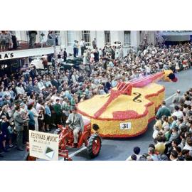 Violin Float - Blossom Festival Parade 1958