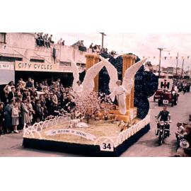 Spring Float - Blossom Festival Parade 1957