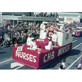 Central HB Nurses Float - Blossom Festival Parade 1967