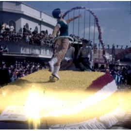 Skating Club Float - Hastings Blossom Festival Parade 1959