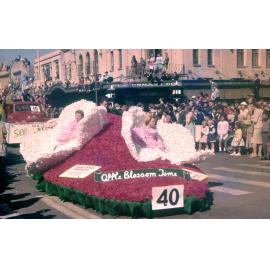 Apple Blossom Float - Hastings Blossom Festival Parade 1959