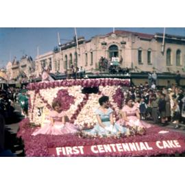 Thodey's Orchard Float - Hastings Blossom Festival Parade 1959