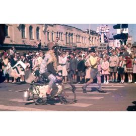 Bicycle Rider - Hastings Blossom Festival Parade 1959