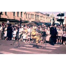 Bicycle Rider - Hastings Blossom Festival Parade 1959