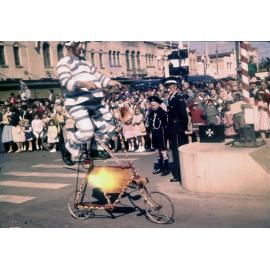 Bicycle Rider - Hastings Blossom Festival Parade 1959