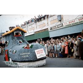 Riverslea School Float - Hastings Blossom Festival Parade 1958