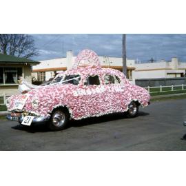 Decorated Car -  Hastings Blossom Festival Parade 1953