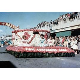 Thodey's Orchard Float - Hastings Blossom Festival Parade 1959