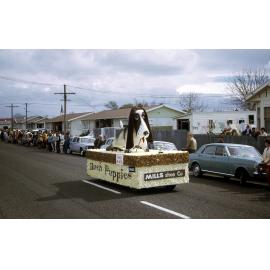 Hush Puppies Float  - Hastings Blossom Festival 1970