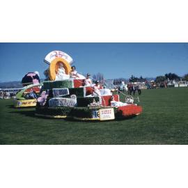 Watties Float - Hastings Blossom Festival Parade 1959