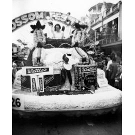 Watties Float - Hastings Blossom Festival Parade 1958