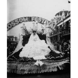 Westerman's Float - Blossom Festival Parade 1958