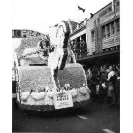 Woolworths Float - Blossom Festival Parade 1958