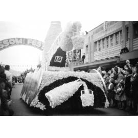 Milk Float - Hastings Blossom Festival Parade 1958