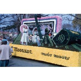 Morrison Motor Mowers Float - Hastings Blossom Festival 1958