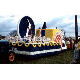 Woolworths Float - Blossom Festival Parade 1958