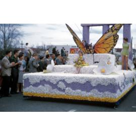 Heralds of Spring Float - Blossom Festival Parade 1958