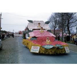 Thodeys Orchard Float - Hastings Blossom Festival Parade 1958